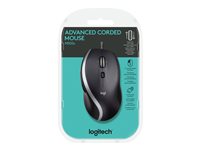 LOGI M500s Corded Mouse Black