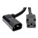 Eaton Tripp Lite Series Heavy-Duty PDU Power Cord, C13 to Left-Angle C14