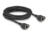 DeLOCK CAT 6 S/FTP 5m Forlængerkabel til netværk Sort