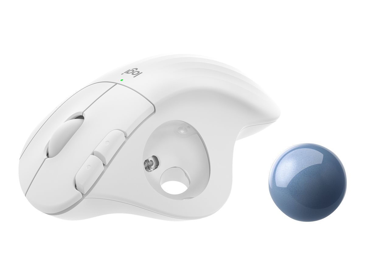 Logitech Ergo Series ERGO M575 - kulový ovládač - Bluetooth 5.0 LE, 2.4 GHz - krémová