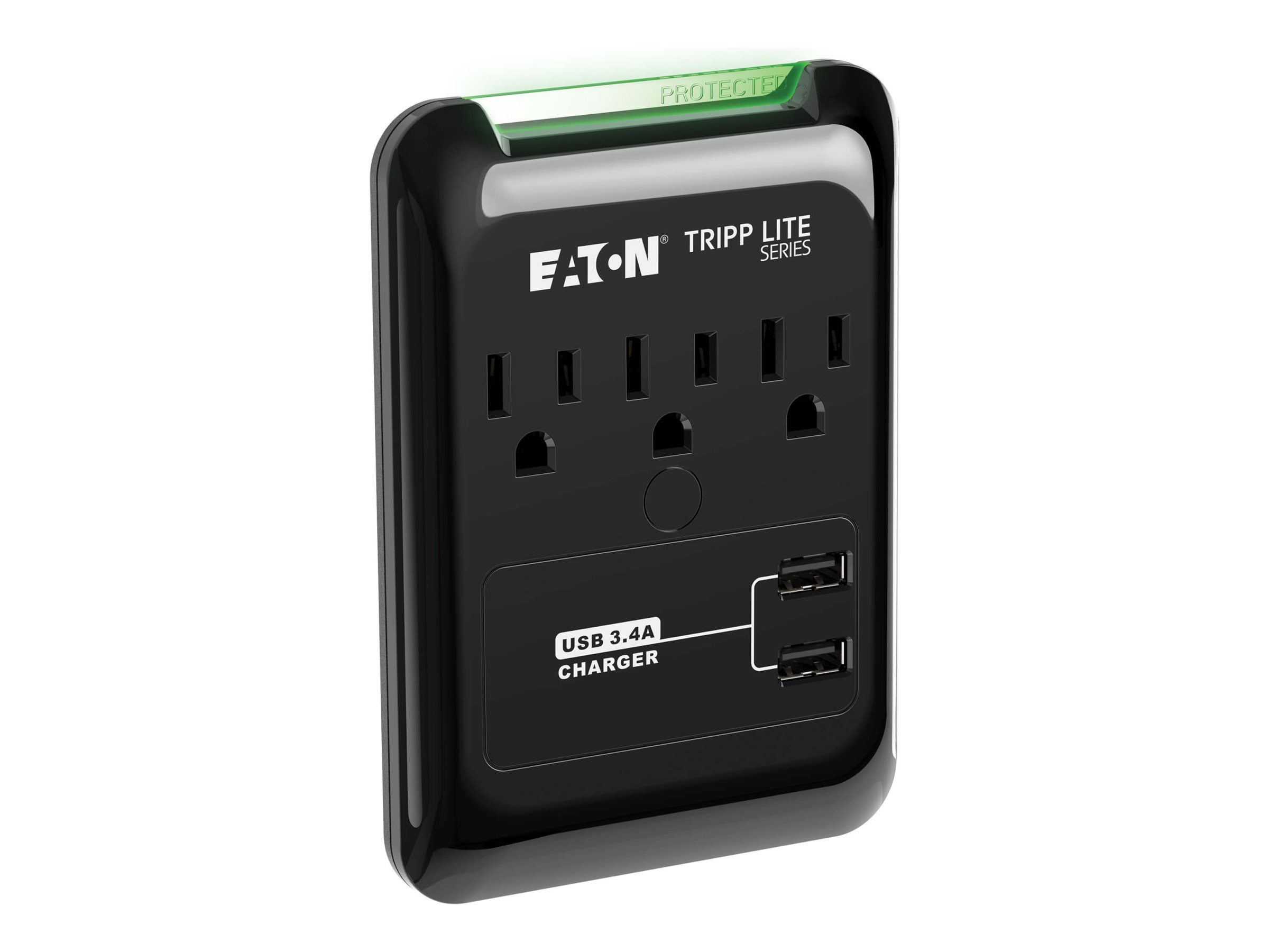 Tripp Lite Surge 3 Outlet 120V USB Charger Tablet Smartphone Ipad Iphone