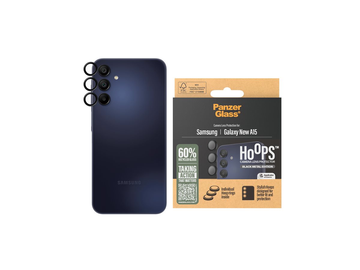 PanzerGlass Hoops Samsung Galaxy A16/A16 5G černé ochranné čočky fotoaparátu – foto 3