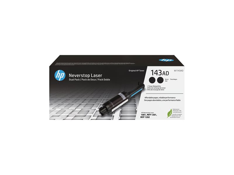 HP 143AD Neverstop Toner Reload Kit 2-Pa