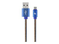 Cablexpert Premium USB 2.0 USB-kabel 2m Blå