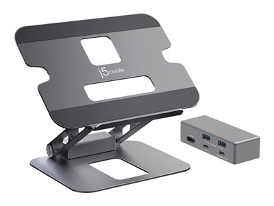 JTS327 - docking station + notebook stand - USB-C 