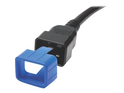 Tripp Lite PDU Plug Lock Connector C20 Power Cord to C19 Outlet Blue 100pk