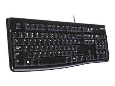 LOGI K120 Corded Keyboard black FRA