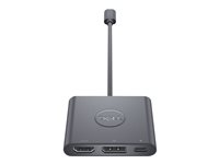 Dell - Adaptador de vídeo externo - USB-C