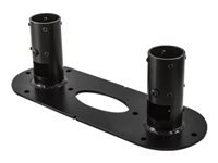 B-TECH Professional BT7807 - Mounting component (ceiling / floor dual pole plate) - heavy duty steel - black