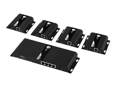 SIIG 1x4 HDMI Splitter HDbitT over IP Extender