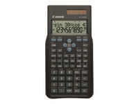 Canon F-715SG - Scientific calculator - 10 digits + 2 exponents - solar panel, battery - black