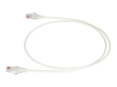 CORD28AWG CAT6 WHT 7FT