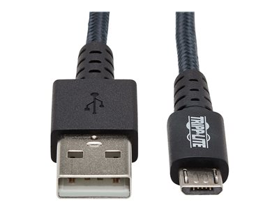Tripp Lite Heavy Duty USB-A Micro-B Charging Sync Cable Android 10ft 10' - USB cable - Micro-USB Type B to USB - 10 ft