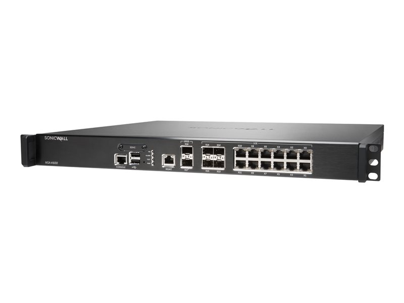 Dell SonicWALL NSA 4600 - Sicherheitsgerät - Gigabit LAN, 10 Gigabit LAN - 1U