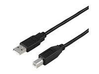 DELTACO USB-205S USB-kabel 50cm Sort