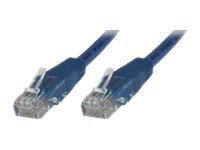 MicroConnect CAT 6 Ikke afskærmet parsnoet (UTP) 20cm Netværkskabel Blå