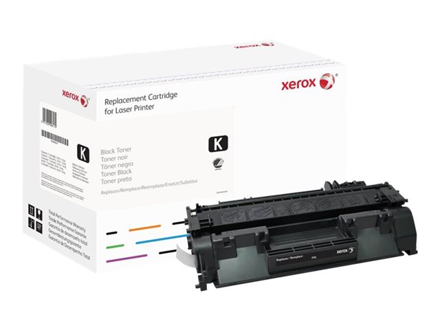 Image of Xerox - black - compatible - toner cartridge (alternative for: HP CE505A)