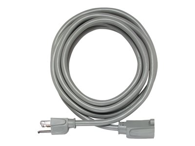 15A 14AWG EXTENSION CORD, 10 FT, GREY