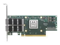 NVIDIA ConnectX-6 VPI MCX653106A-ECAT - Single Pack - network adapter - PCIe 4.0 x16 - 100Gb Ethernet / 100Gb Infiniband QSFP56 x 2