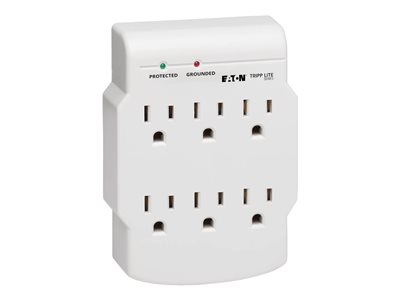 Tripp Lite Surge Protector Wallmount Direct Plug In 120V 6 Outlet 540 Joules