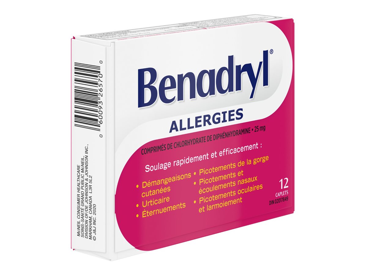 Benadryl Allergy Caplets - 12's