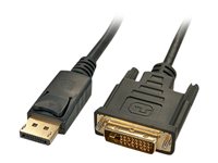 Lindy - DisplayPort cable - DisplayPort (M) to DVI-D (M) - 1 m - black