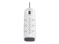Belkin 12-outlet Surge Protector with 8 ft Power Cord with Cable/Satellite and Telephone Protection