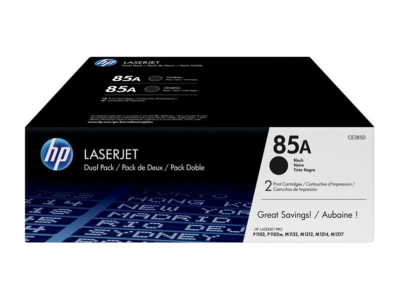 HP 2x Toner CE285A black HV