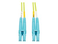 Eaton Tripp Lite Series 100G Duplex Multimode 50/125 OM5 LSZH Fiber Optic Cable (LC/LC), Lime Green, 2 m - patch cable - 2 m 