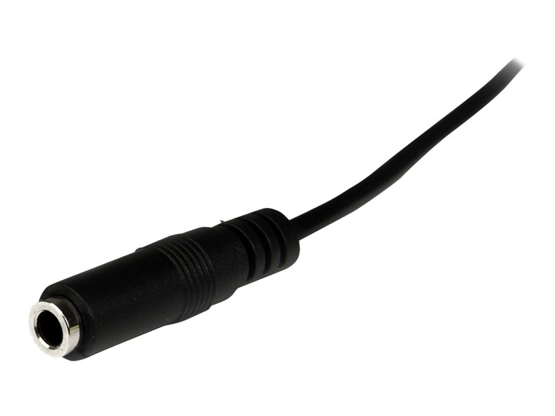 Rallonge câble audio Jack 3.5 mm mâle/femelle - 1 m - Blanc
