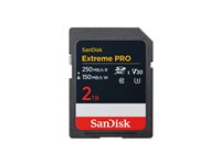 SanDisk Extreme PRO - flash memory card - 2 TB - SDXC UHS-I