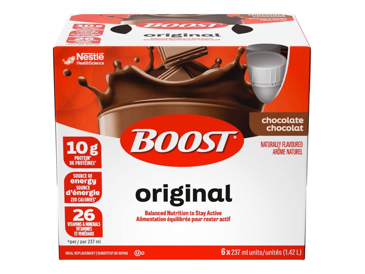 BOOST Original Protein Drink - Chocolate - 6 x 237ml