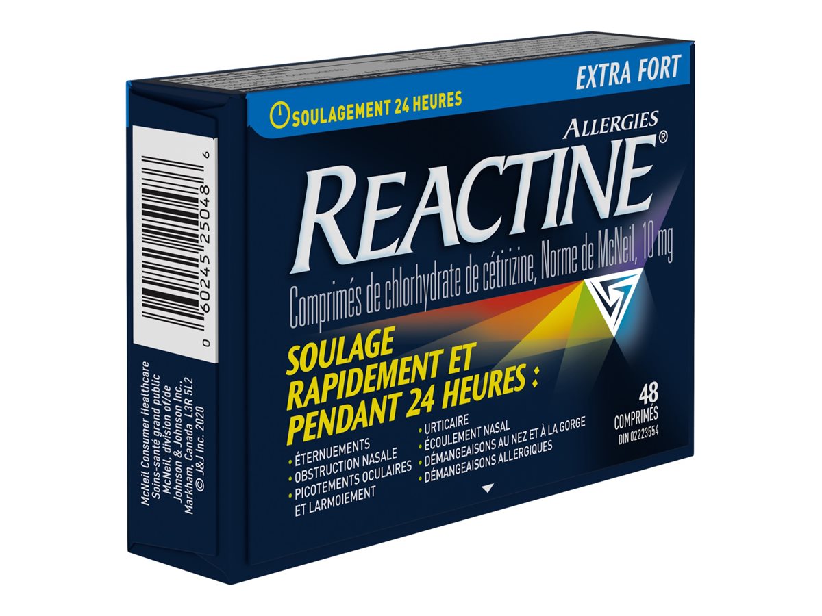 Reactine Allergy Extra Strength Cetirizine Hydrochloride Tablets - 10mg - 48's