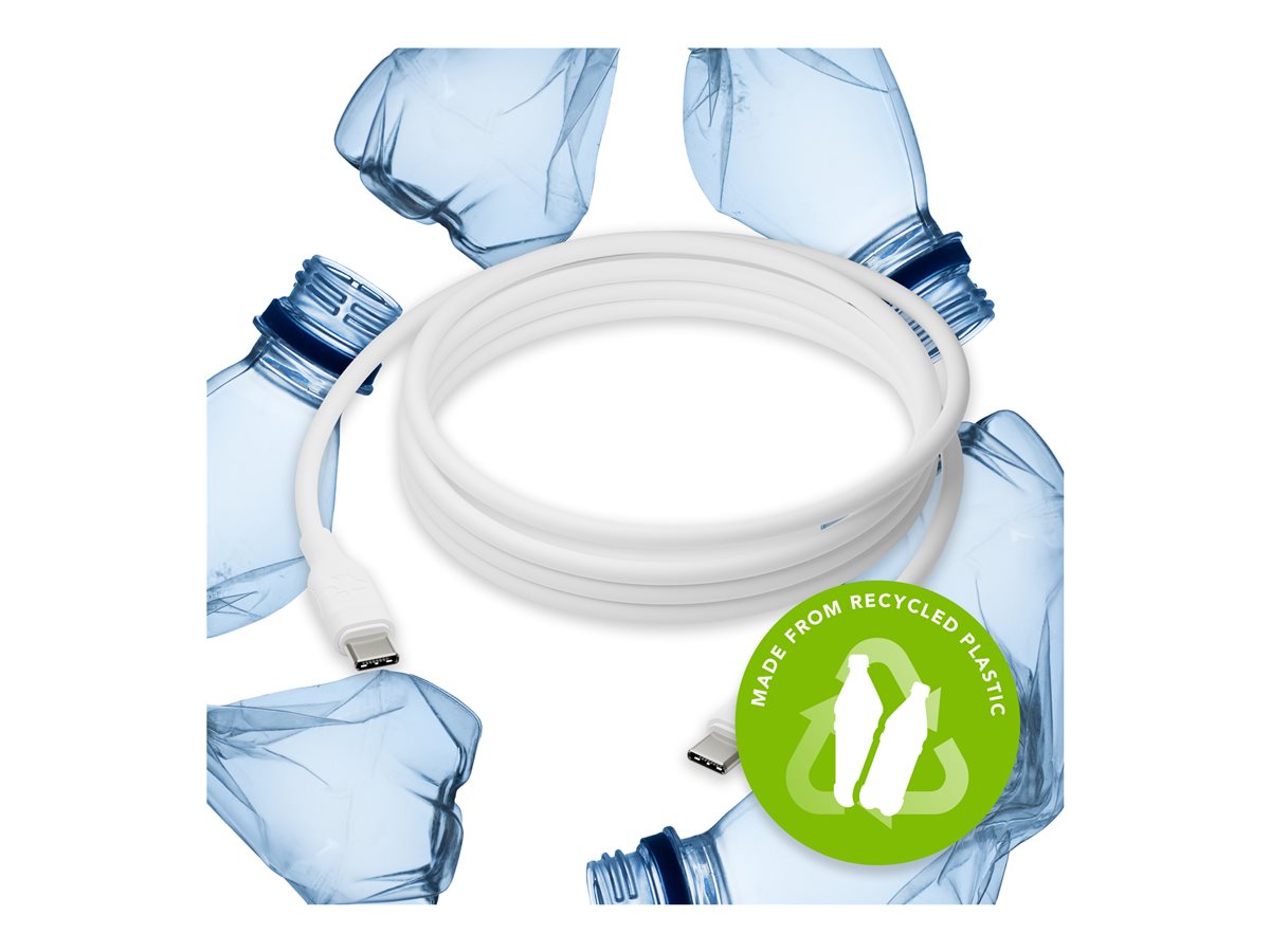 dbramante1928 Sustainable Pro Cable 2.5m USB-C to USB-C White - Enterprise Bulk Packaging – foto 4