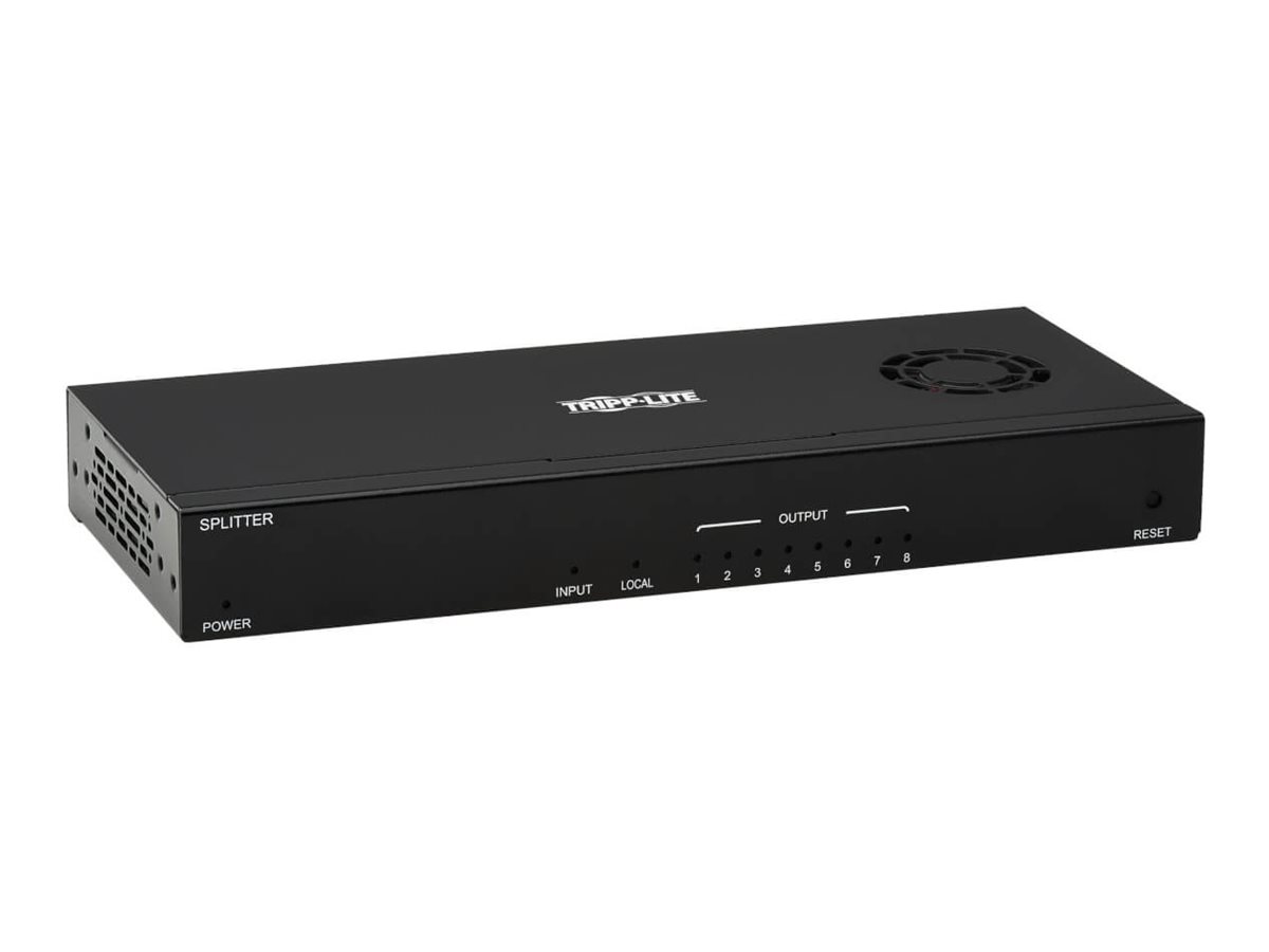 Eaton Tripp Lite Series HDMI over Cat6 Splitter/Extender, Transmitter 8-Port for Video/Audio, PoC, 4K @ 60 Hz, Up to 125 ft., TAA