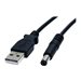 2m USB to Type M Barrel Cable - USB to 5.5mm 5V DC