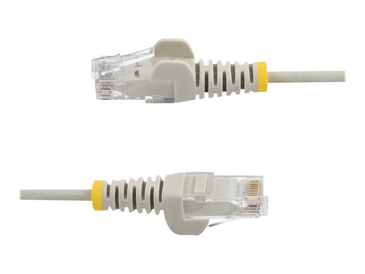 Startech 2m Slim LSZH CAT6 Ethernet Cable 10 Gigabit Snagless RJ45 100W PoE Patch Cord CAT 6 Product shot Front 79801
