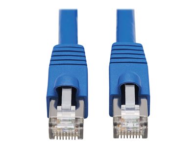 Eaton Tripp Lite Series Cat6a 10G Snagless F/UTP Ethernet Cable (RJ45 M/M), PoE, CMR-LP, Blue, 50 ft. (15.24 m)