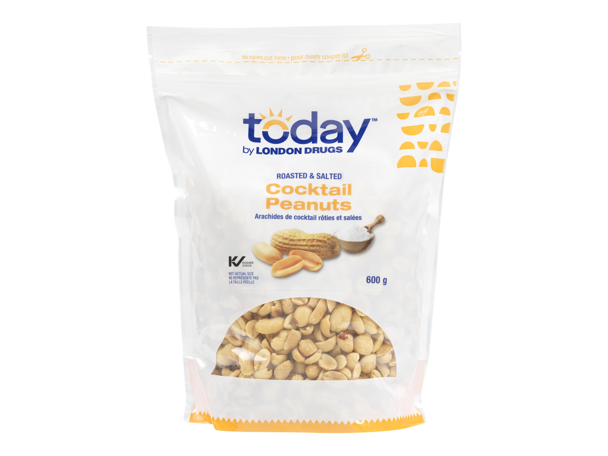 Today by London Drugs Cocktail Peanuts - Roasted & Salted - 600g