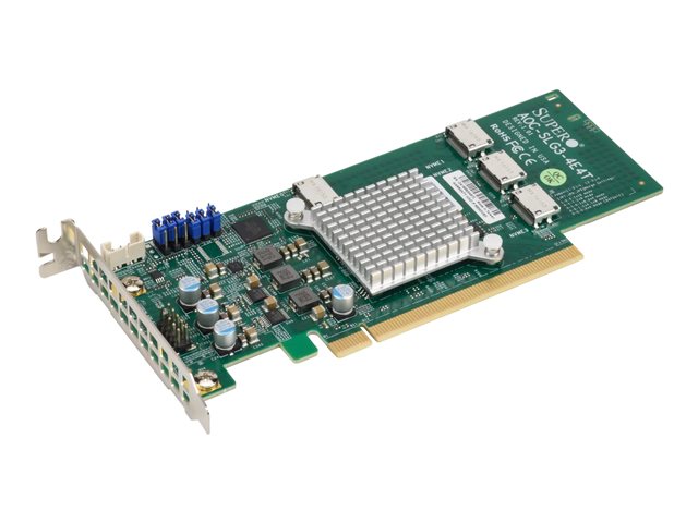 Supermicro 4 Port NVMe PCIE X16 Retimer (Retail Pack)