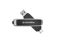 SanDisk DJ 512GB USB-A / USB-C USB stick Sort Sølv