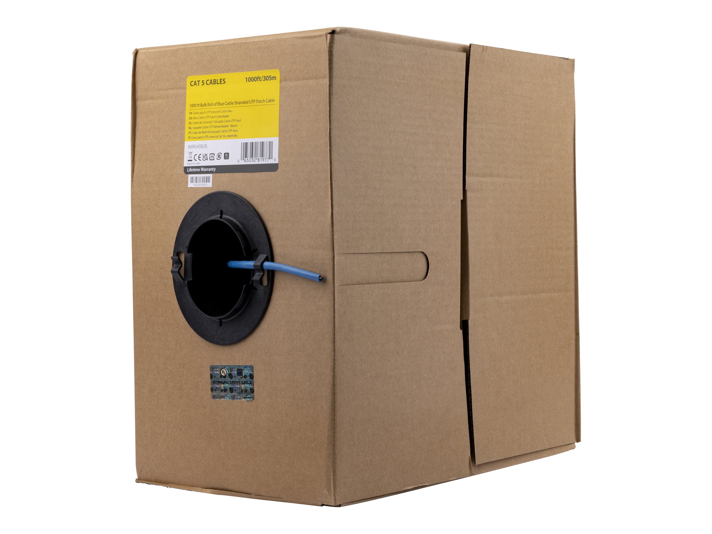 StarTech.com 1000 ft Bulk Cat 5e Ethernet Cable