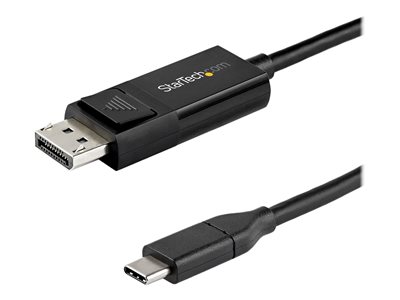 mengsel schuifelen afstand StarTech.com 3ft/1m USB C to DisplayPort 1.4 Cable 8K 60Hz/4K,  Bidirectional DP to USB-C or USB-C to DP Reversible Video Adapter Cable,  HBR3/HDR/DSC, USB Type C/Thunderbolt 3 Monitor Cable - 8K USB-C