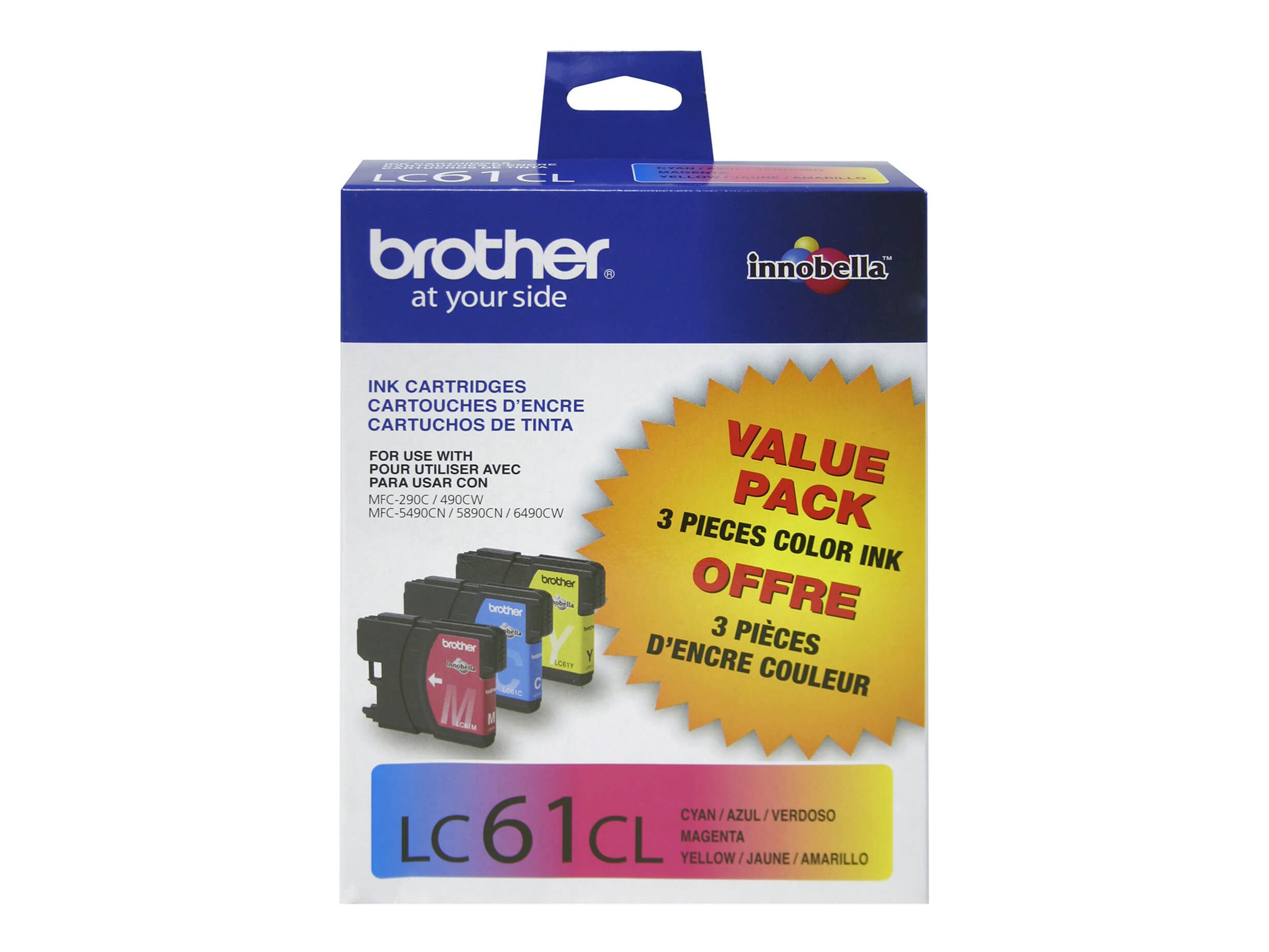 Brother LC-613PKS - Yellow, cyan, magenta