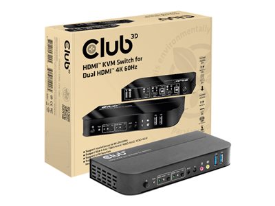 Club 3D CSV-1382 - KVM / audio switch