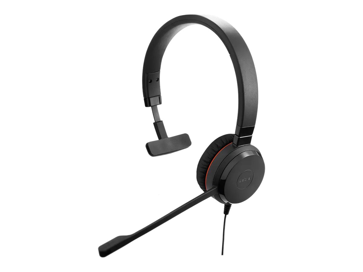 Jabra Evolve 20SE UC mono, headset, USB-C, USB-A