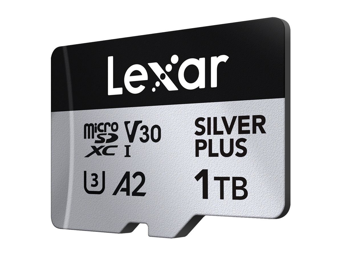 LEXAR, PROFESSIONAL, SILVER PLUS, MICROSDXC, 1TB WITH ADAPTER