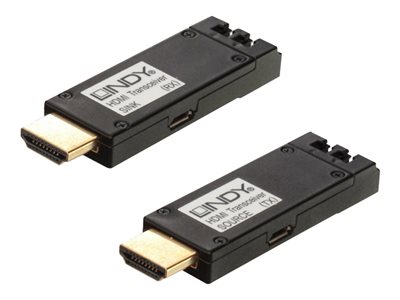 LINDY HDMI Extend Transceiver 4K LWL 300m Duplex LC Multi 50 - 38170