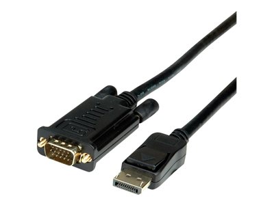 ROLINE Kabel DisplayPort-VGA DP 2m - 11.04.5972