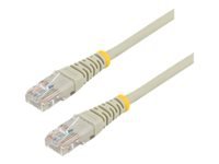 StarTech.com Cat5e Ethernet Cable - 6 ft - Gray - Patch Cable - Molded Cat5e Cable - Short Network Cable - Ethernet Cord - Cat 5e Cable - 6ft (M45PATCH6GR)